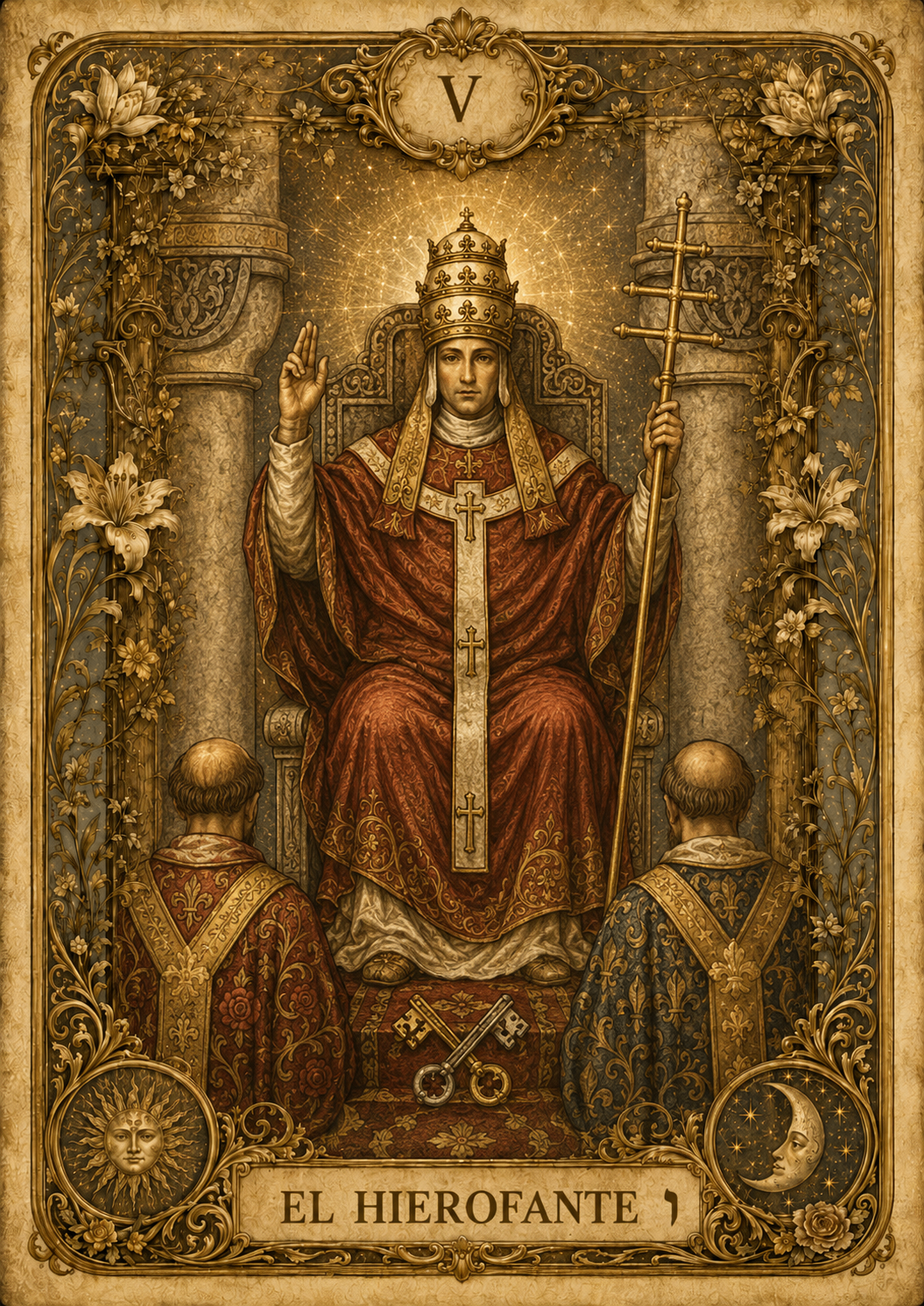 Carta de tarot El Hierofante